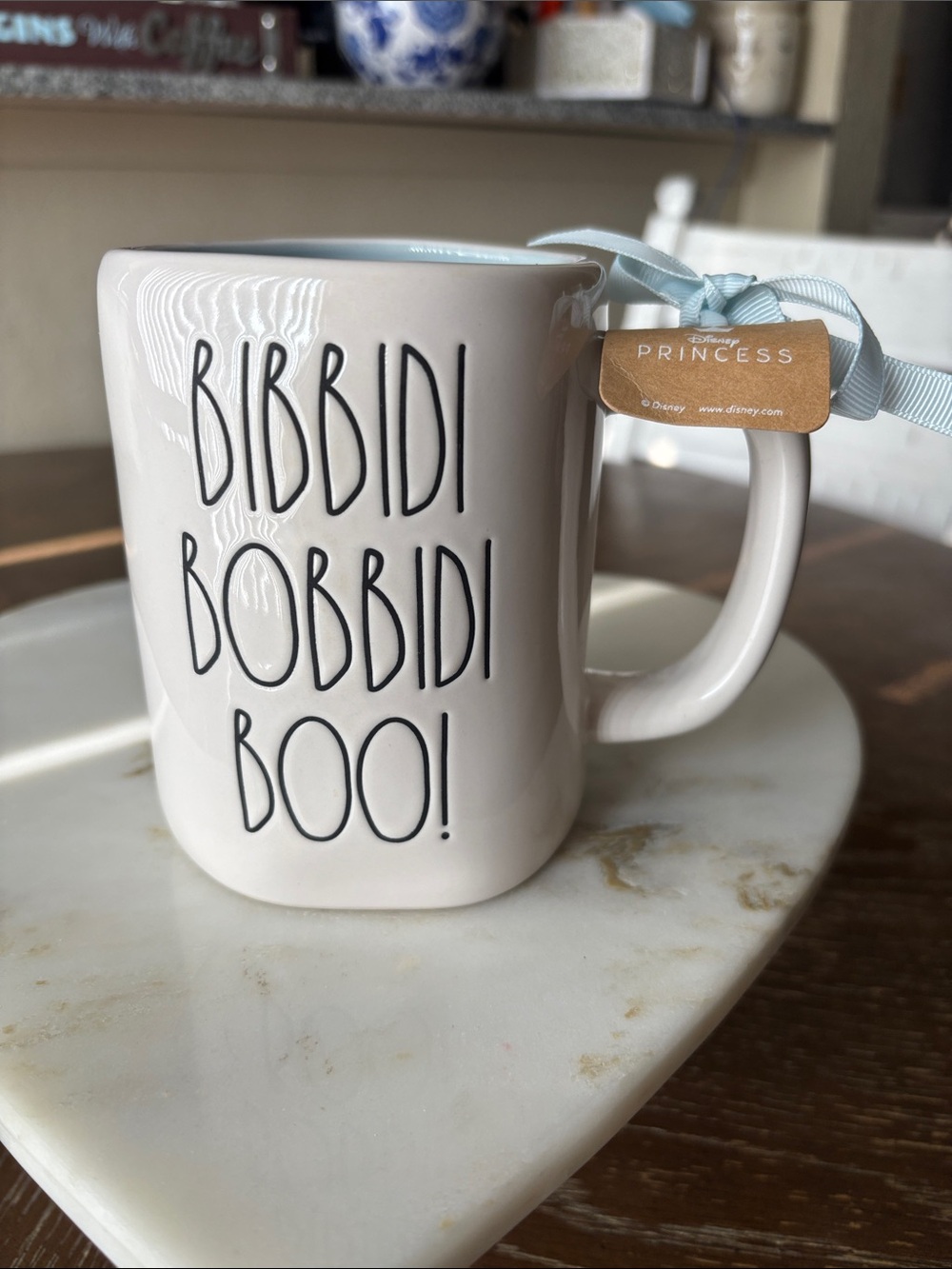Rae Dunn X Disney Princess “Bibbidi Bobbidi Boo” Cinderella Ceramic Mug